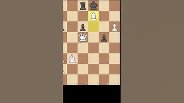 Can you find Checkmate in 2 moves? #chess #checkmate #shorts