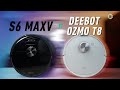 ECOVACS DEEBOT OZMO T8 vs Roborock S6 MaxV!