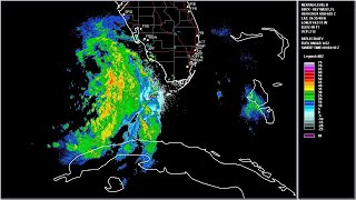 2024 Debby - Key West, FL WSR-88D Radar Animation (HD 1280x720)