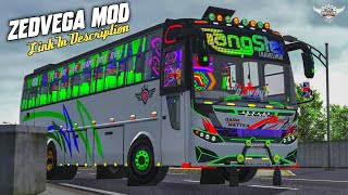New Bus Mod For Bussid || Download Now || Zedvega Bus Mod For Bussid || Bussid Mods || New bus mod