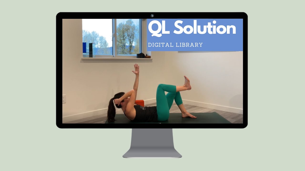 The QL Solution Easy 46 Minute Yoga Class to Heal Low Back Pain - YouTube
