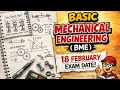 BME Exam 18 February 🔥 | Basic Mechanical Engineering Handwritten Notes | Last Minute Revision