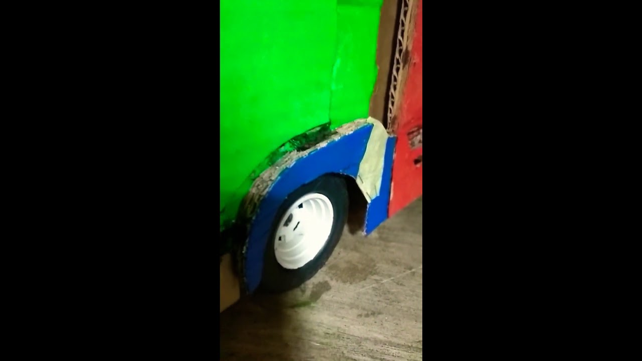 Miniatur truk dari kardus - YouTube