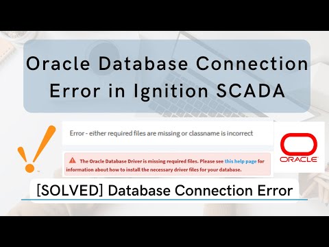 [SOLVED] ORACLE Error - either required files are missing or classname is incorrect | Ignition |