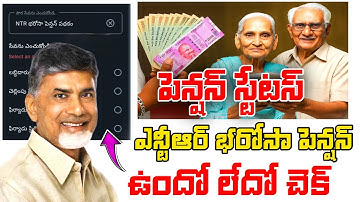 AP NTR Bharosa Pension Status 2025 | How to Check Pension Online | AP Pension Latest Update