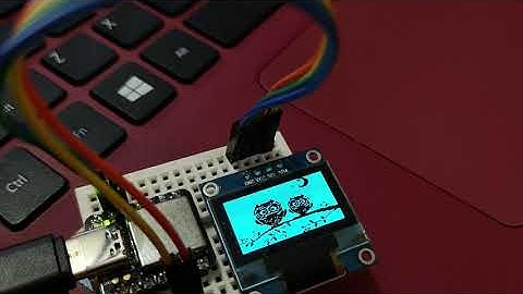 Seeeduino XIAO display on OLED screen (with ssd1306 using I2C interface)