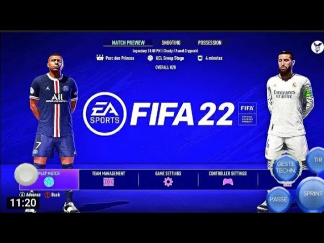 FIFA 22 Android Offline Mod PS5 APK+OBB Best Graphics Camera ULTRA
