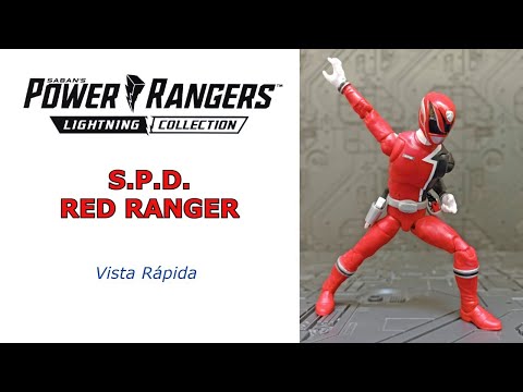 Vista Rápida Power Rangers Lightning Collection SPD Red Ranger - YouTube