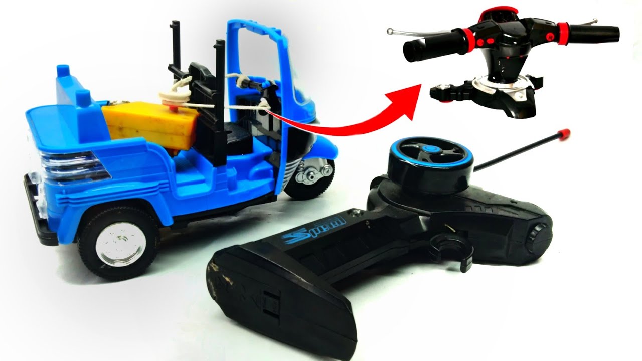 RC Auto Rickshaw | How To Make Auto Rickshaw | Restoration Auto ...