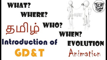 1. GD&T | Introduction | Tamil | Animation – Mad in mechatron