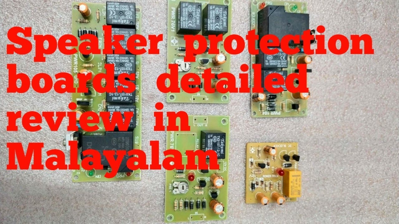 speaker protection boards, detailed review in Malayalam