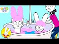Hotel bath time   simon and family  simon episodes  cartoons for kids  tinypoptv