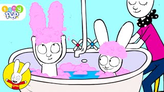 Hotel Bath Time!   Simon and Family | Simon Episodes | Cartoons for Kids | @TinyPopTV