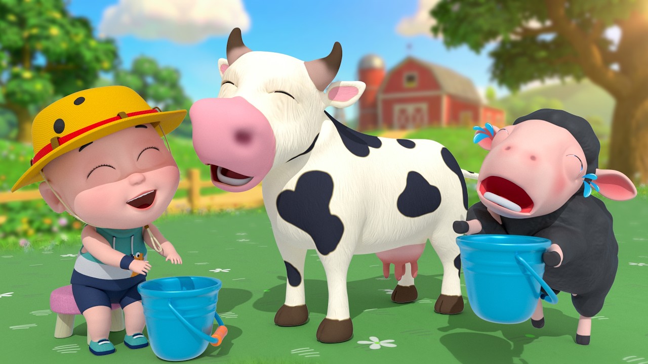 Chú Bò Con -  Nhạc Thiếu Nhi Remix Vui Nhộn Cho Bé - Tuyển Tập Bài Hát Động Vật Hay Nhất