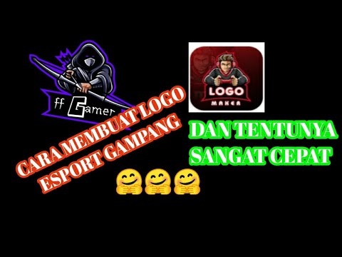 cara buat logo esport dengan sangat mudah !! - youtube