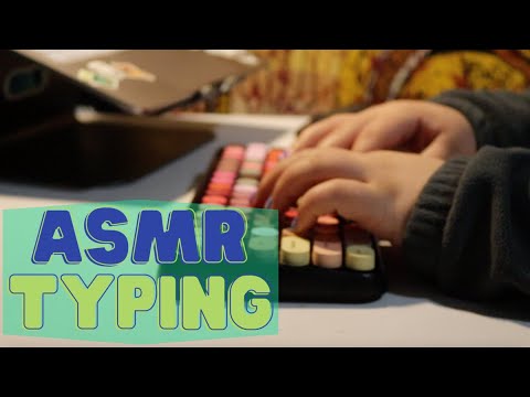 Relaxing Fast Typing (no talking) | Note Taking - YouTube