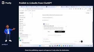 Publish a LinkedIn Post from ChatGPT with Postly MCP | Demo with Onu