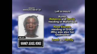 Vianney Jeasel Renee ~ Long Obituary