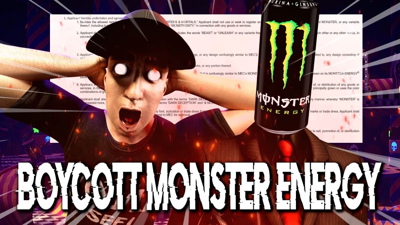 Dark Deception is being sued by Monster Energy! #BoycottMonsterEnergy