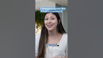 Convert Your Web Visitors to Customers!