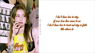 Baek Yerin (백예린) - Interlude (English LYRICS)