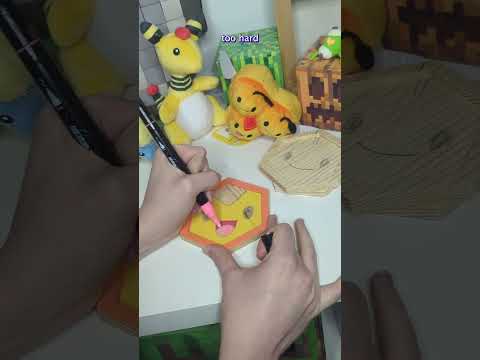 DIY Combee Coasters! | Easy! #pokemon #craftideas