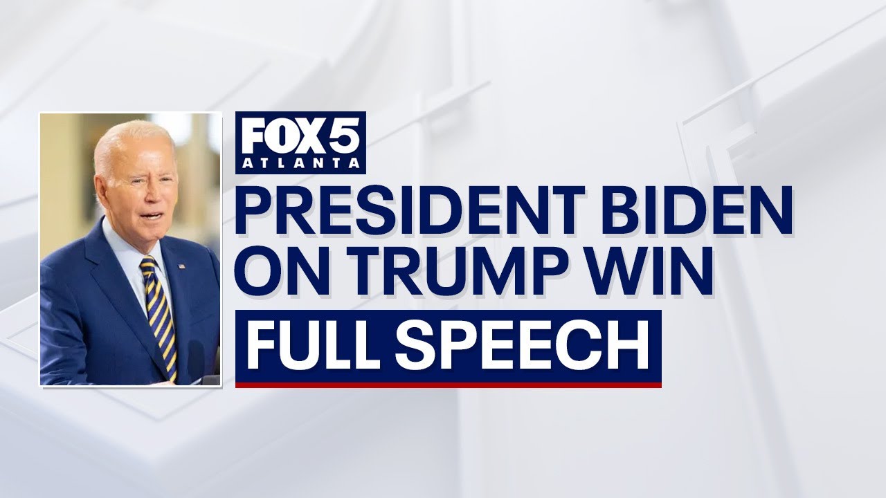 WATCH LIVE: Biden addresses Trump win | FOX 5 News - YouTube