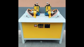Small round shape glass chamfering machine