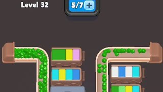 Full Car Loop Block Sort Level 32 Walkthrough Gameplay Android,iOS  Guide