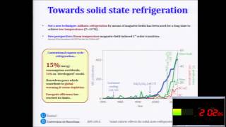 Giant caloric effects for solid state refrigeration