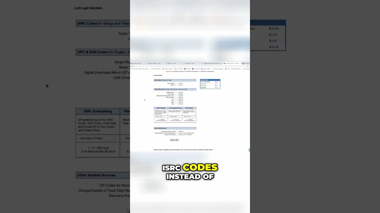 YouTube에서 Create Your Own ISRC Codes: Save Money & Time! 보기 YouTube에서 Create Your Own ISRC Codes: Save Money & Time! 보기
