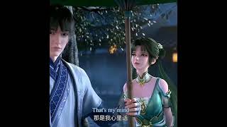 zhu xian 💕 biyao romance moment | jade dynasty status #romantic #anime #shorts