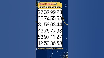 Find the duplicate numbers 416