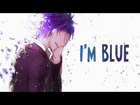 Nightcore - BLUE (da ba dee) - Lyrics