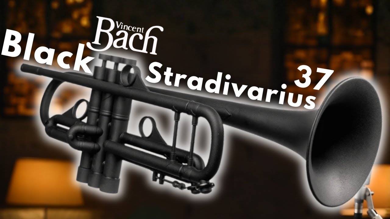 Black Bach Stradivarius 37 Trumpet Customized by KGUmusic