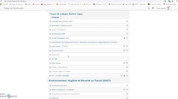 Survol 2020 du Moodle du Cégep de Sherbrooke