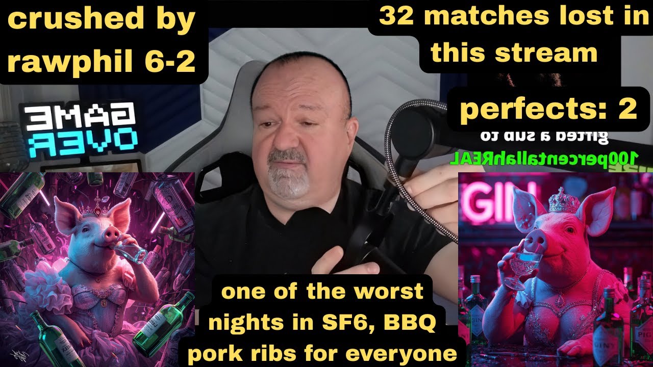 DsP--crushed by rawphil 6-2--one of the worst nights in SF6--32 matches lost and 2 perfects