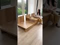 Natural wood platform sofa | Multi-functional solid wood living room sofa#tiaro #home #bedroom #diy
