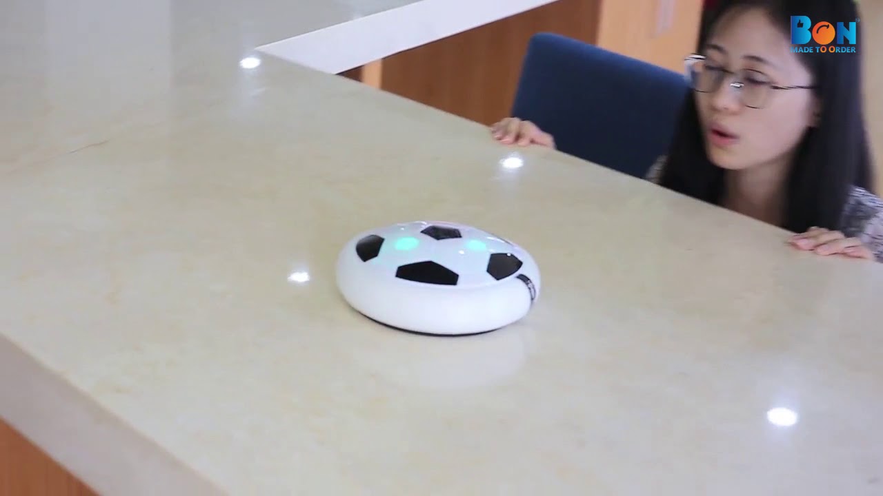 Air Power Soccer Disc LED Lights Kids Gliding Football