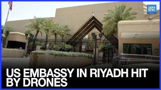 US Embassy in Riyadh Hit by Drones | Dawn News English