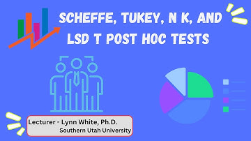 12. Scheffe, Tukey, N K, and LSD T post hoc tests