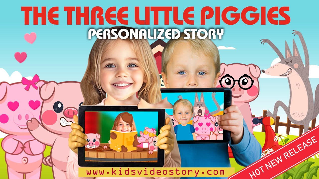 Personalized Children's Stories - The Three Little Pigs & More! 