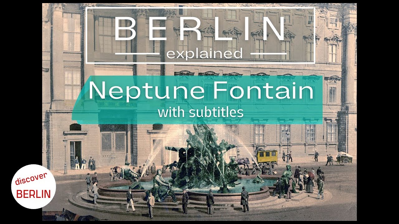 [4K] The Neptune Fountain by Reinhold Begas in Berlin