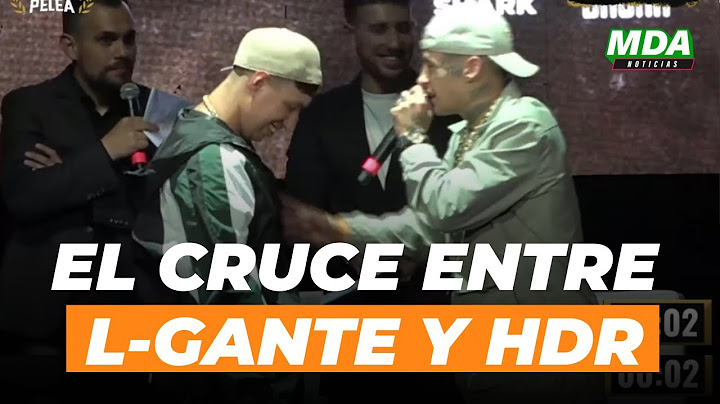 L-GANTE a HDR en la PREVIA a su PELEA: “Está GORDITO el GUACHO”
