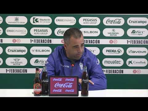 Germán Crespo, en la previa del encuentro ante el Deportivo