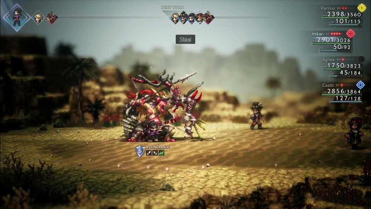 Octopath Traveller II - Healing Grape Bunch farm