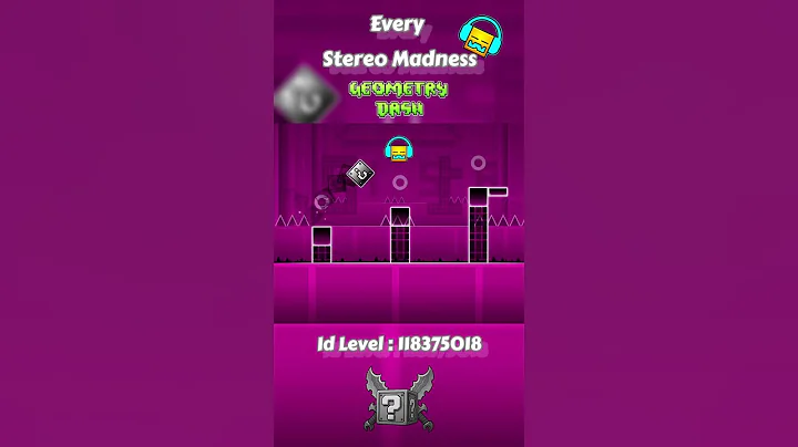 Every Stereo Madness In Geometry Dash #geometrydash #gd #shorts #fyp #subscribe