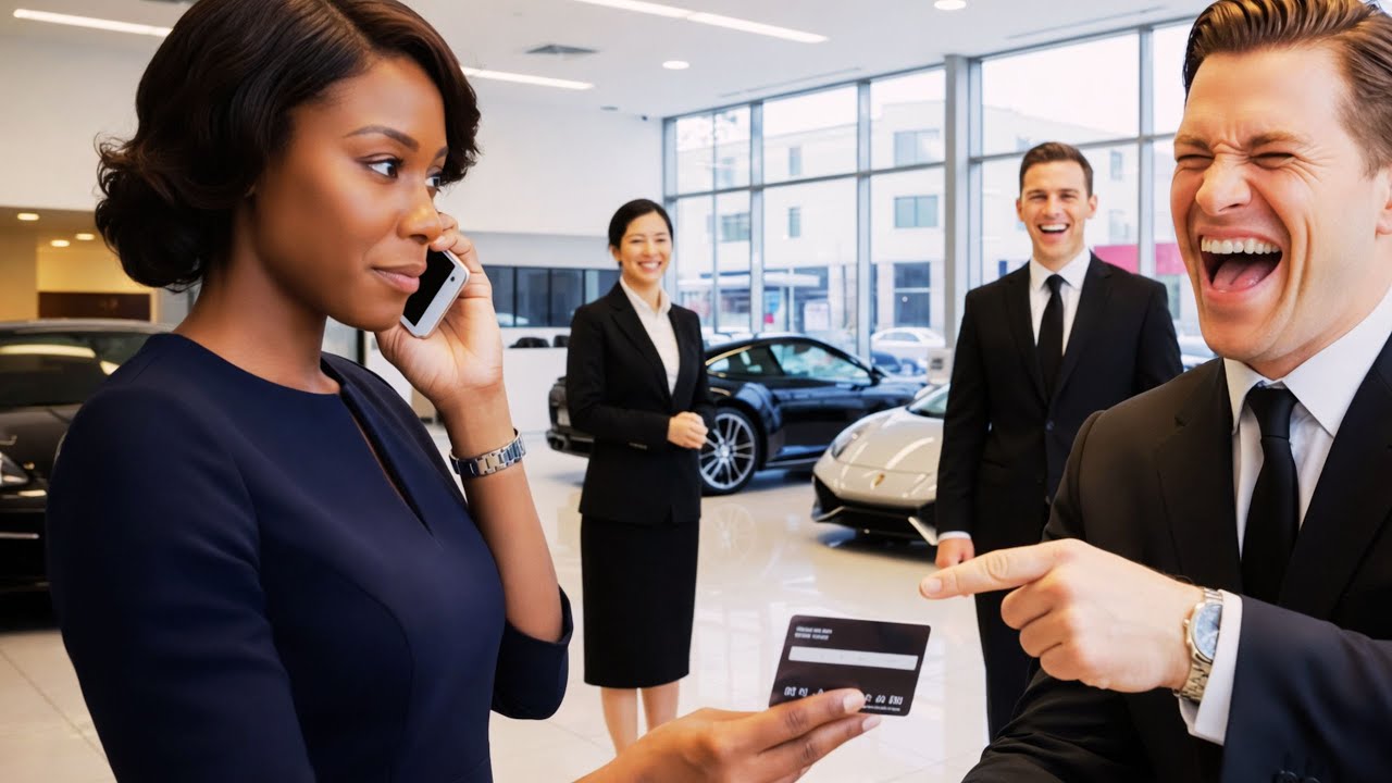 Руководительницу компании, темнокожую женщину, высмеяли в автосалоне за ее карту Black Card — она...