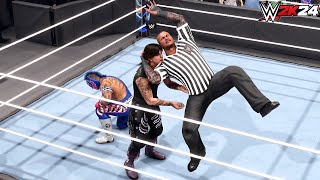 WWE 2k24 - Rey Mysterio vs Dirty Dom Mysterio: Special Guest Referee Randy Orton|SummerSlam