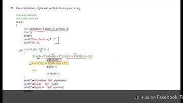 Module 16 - Lesson 13 ► Count alphabets, digits and symbols from string [Learn Programming]